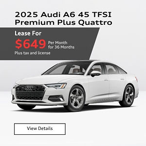 Audi A6 lease for 649 per month at Audi Livermore